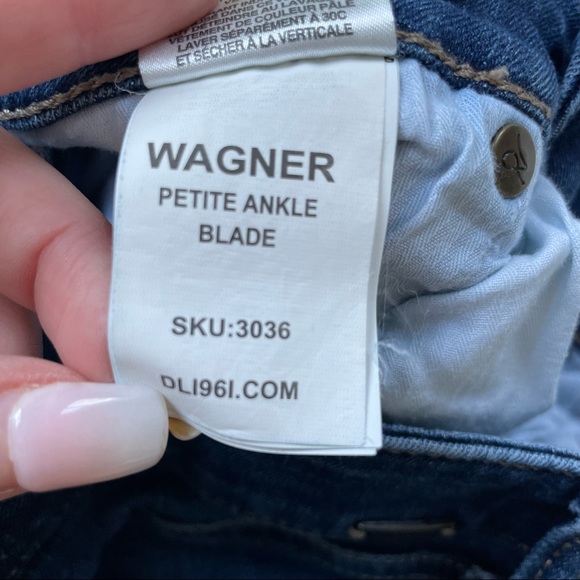 DL1961 Wagner Petite Ankle Legging in Blade - Picture 8 of 12